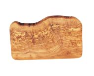 planche à découper en bois d'olivier 30 cm