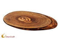 Planche à découper en bois d'olivier 27 cm