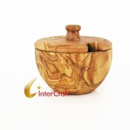Olive wood canisters 