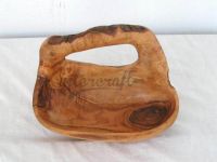 olive wood fruit bowl 25cm