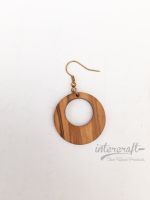 Olive wood earrings