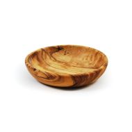 Olive Wood Round Dipping Bowl 9 cm